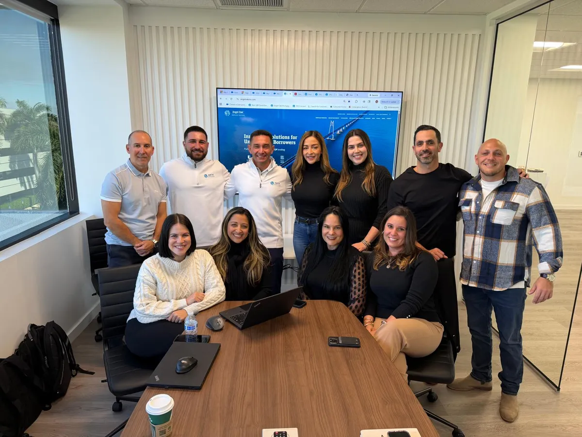 The Your Better Mortgage team at the office